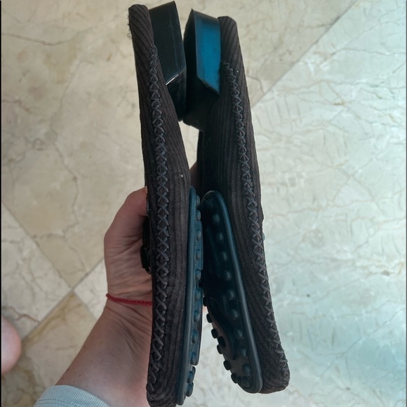 Stuart Weitzman Brown Corduroy Mules - Picture 8 of 15